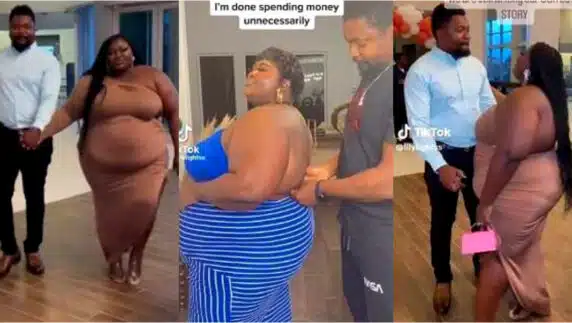 "I also deserve to be loved" - Plus size lady says, flaunts her husband