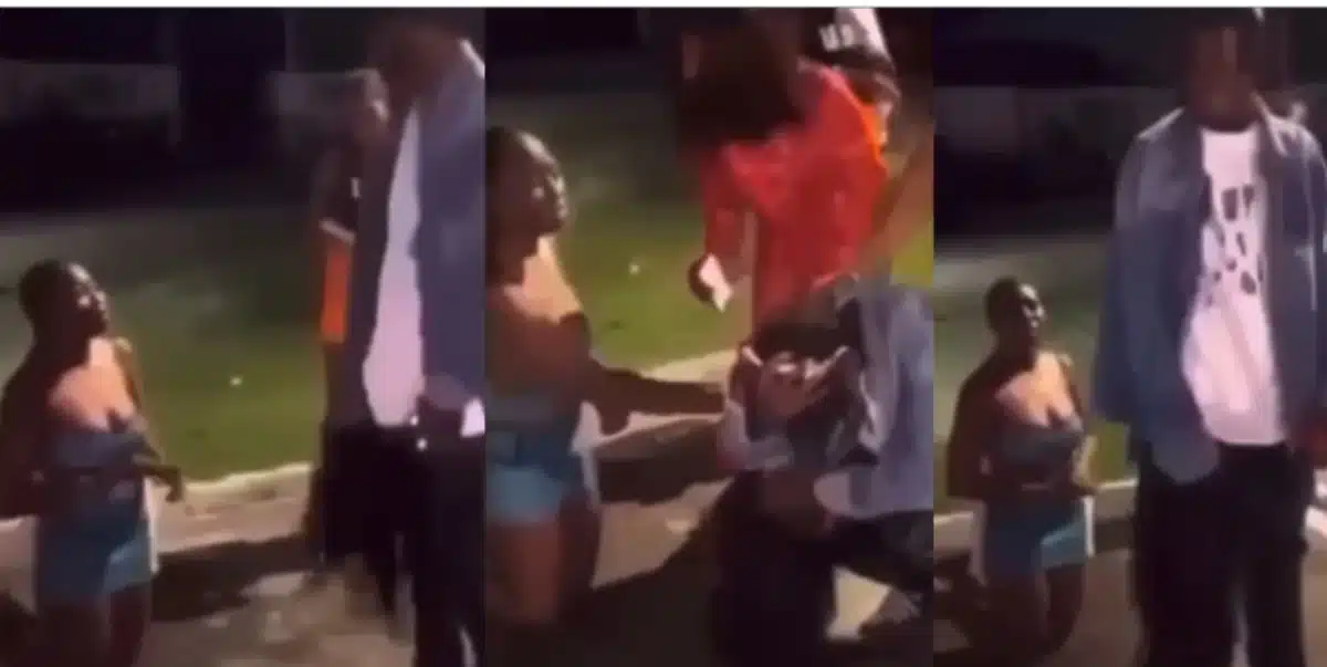 Nigerian man breaks down as he catches girlfriend working as a call girl