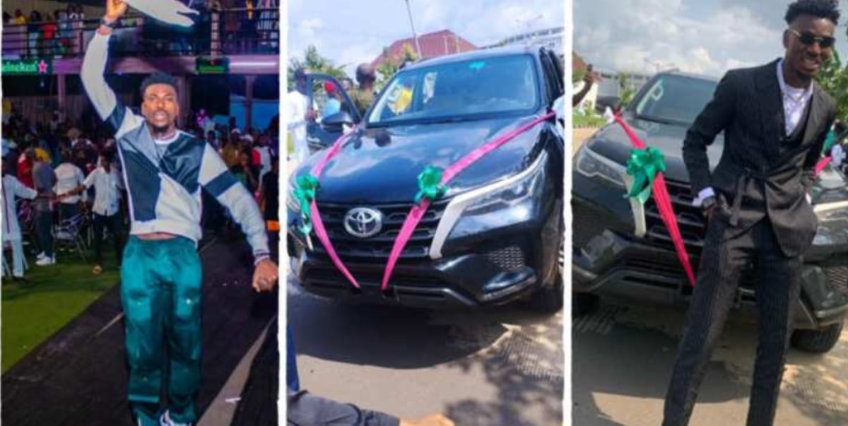 MC Walter receives brand new SUV from Ebonyi governor after record-breaking 130-hour entertainment marathon