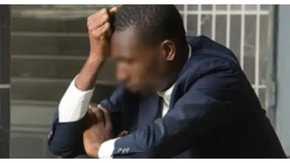 Nigerian man cries out as his girlfriend's married colleague treats her as if she were his own lover