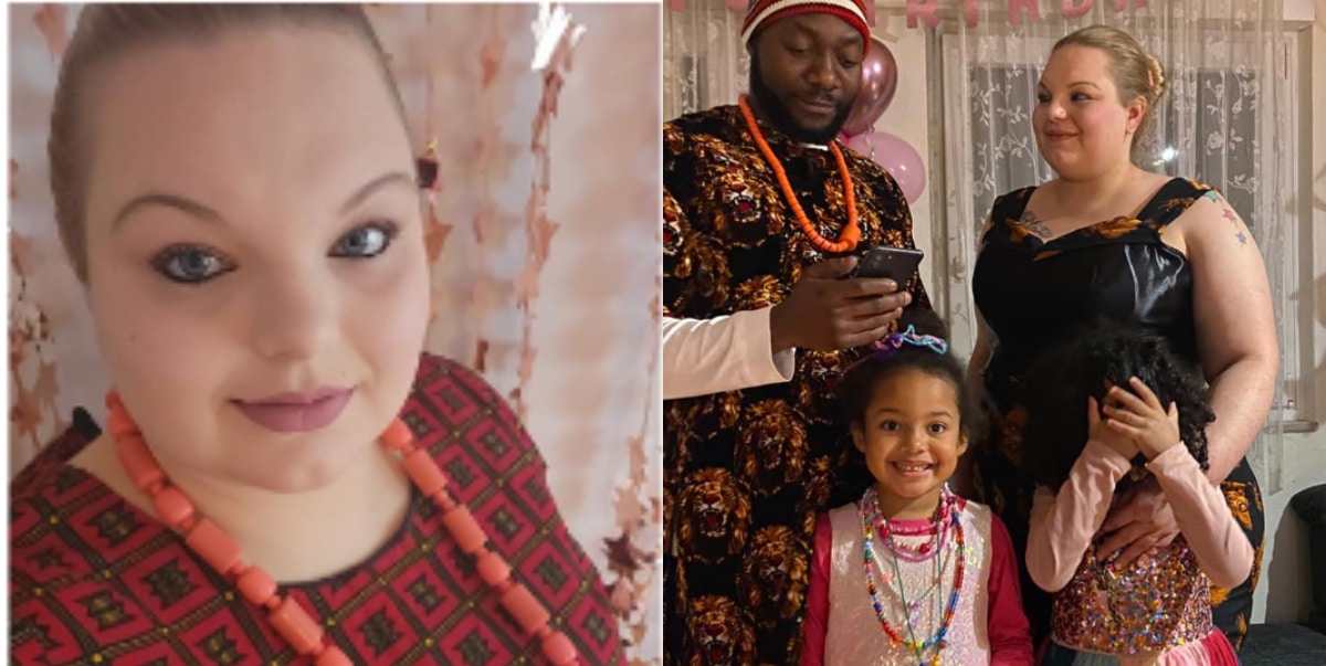 "People can be bad. Where is humanity?" - German woman fumes after troll claims her Nigerian husband married her for 'Passport'