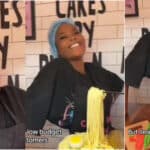 Talented Nigerian lady creates jaw-dropping indomie-like cake