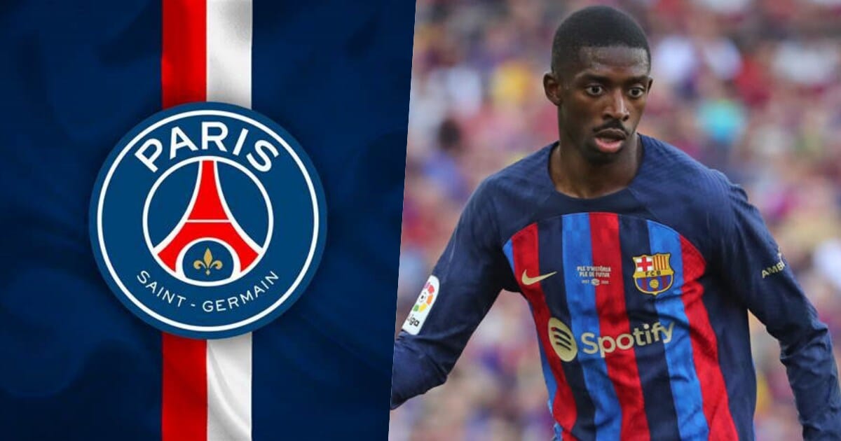 Dembele completes his move to Paris Saint-Germain