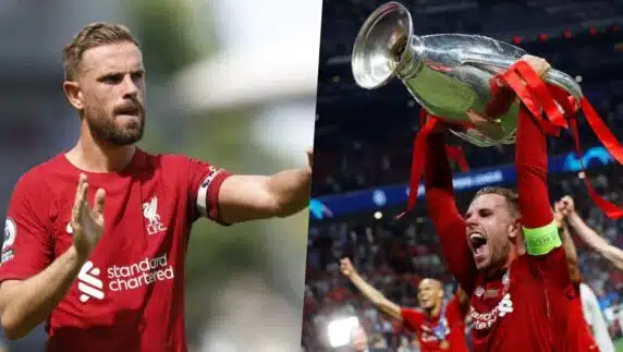 Jordan Henderson spotted filming Liverpool exit video