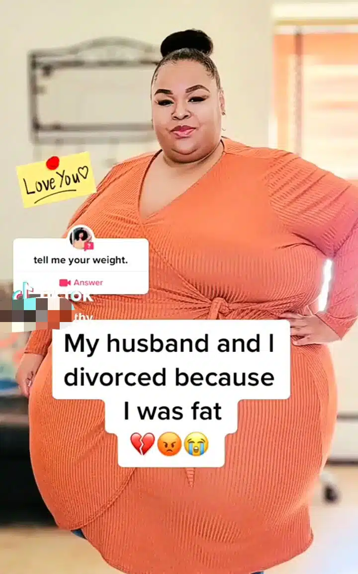 Fat lady transformation divorce 