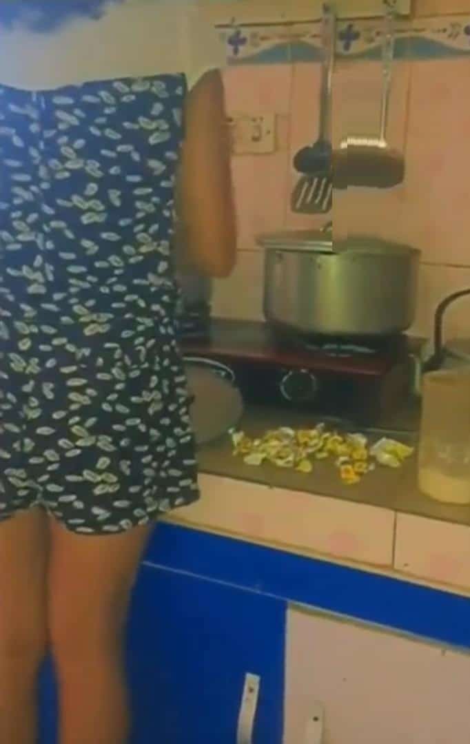 "Maggi-A-Thon" — Lady causes a stir as she cooks with over 10 seasoning cubes (Video)