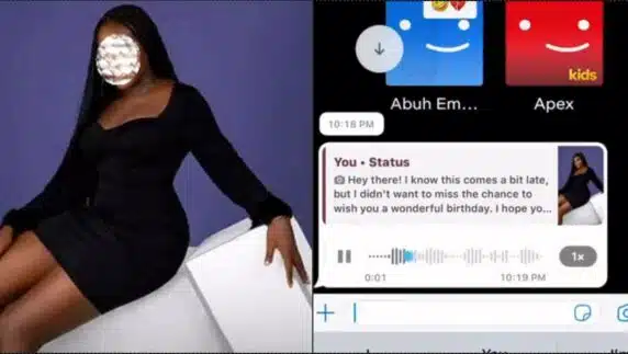 "This one pass you, no go there" — Mother urges son as he posts picture of female friend (Video)