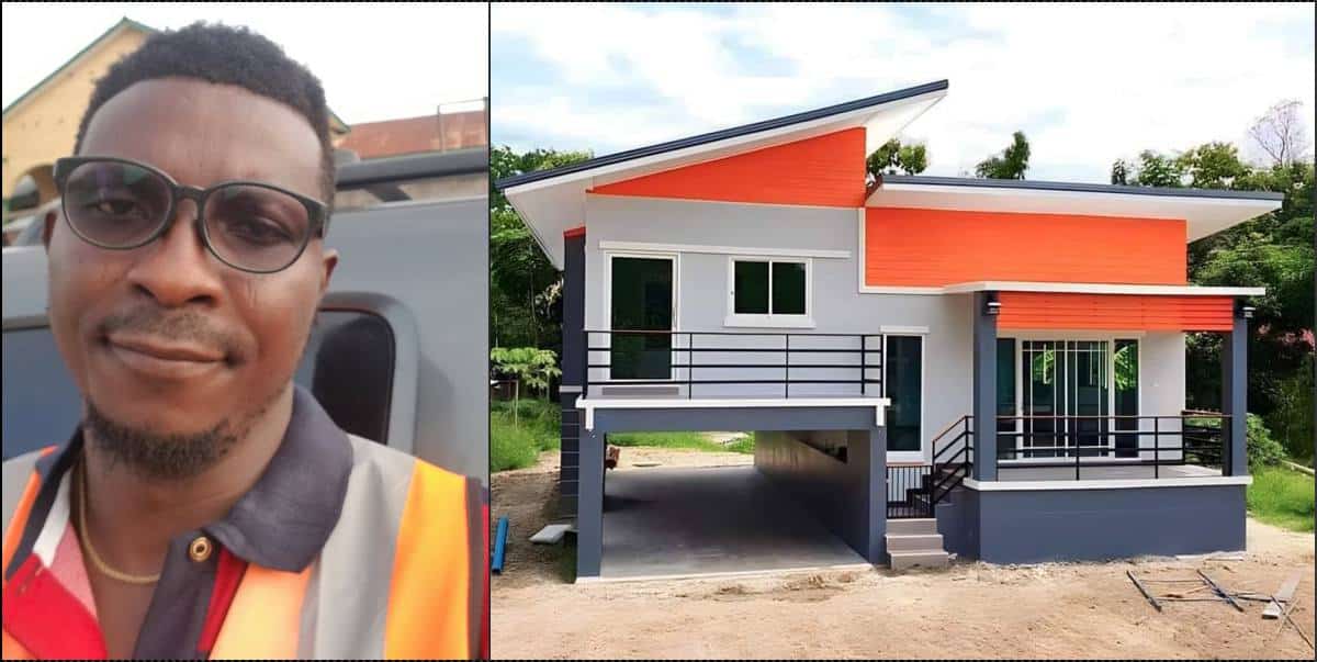 Man causes a stir as he shows off house allegedly built with N5M