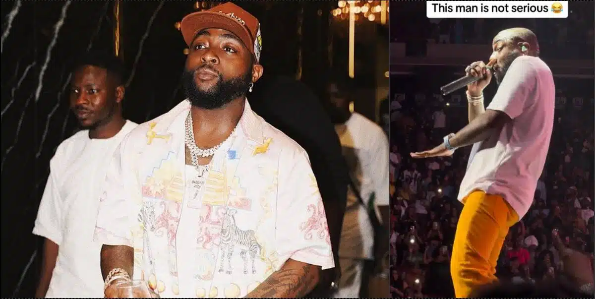 Davido brags about 'bed skills' during concert in U.S. (Video)