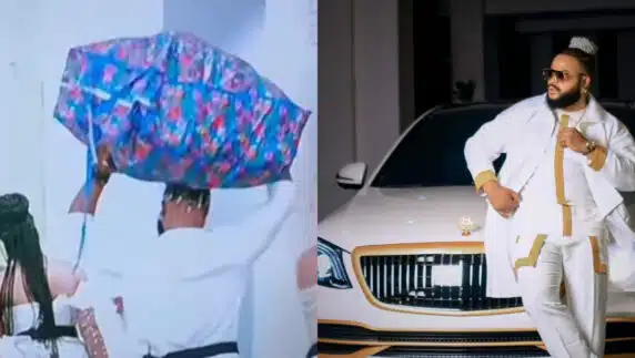 "Person wey buy Maybach no get money to buy suit case?" ― Netizens react to Whitemoney's ‘Ghana must go’ bag into BBNaija's house