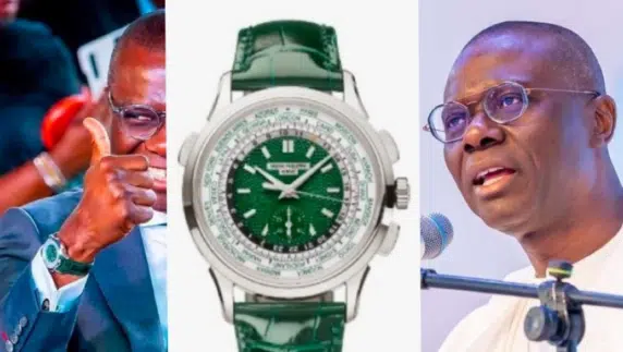 Sanwo-Olu spark reactions with N160 million wristwatch amidst economic hardship