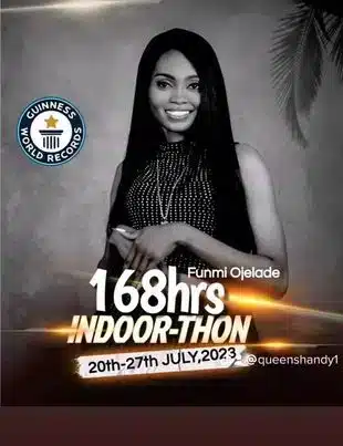 Boyfriend of lady who attempted Guinness World Record 168 hours indoor-thon dumps her