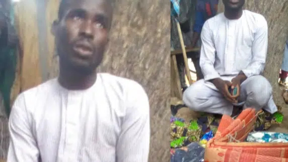 'Repentant' Boko Haram terrorist nabbed on his way to Sambisa Forest to supply logistics to terror group