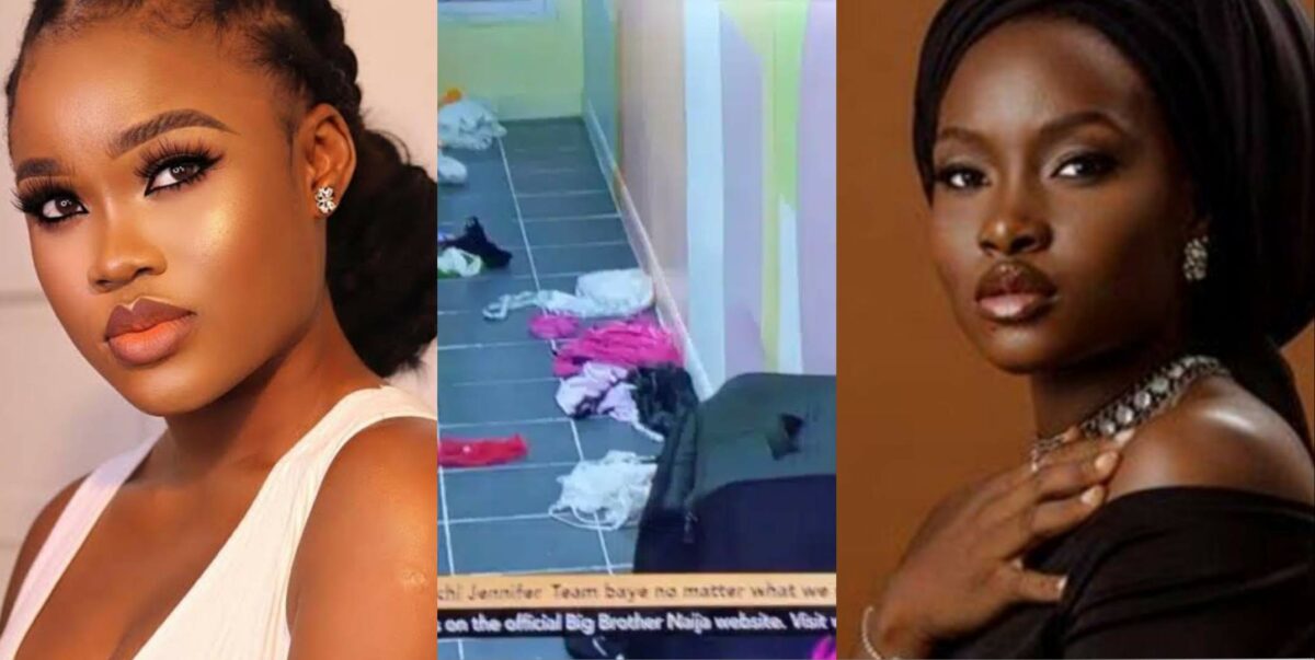 CeeC reacts to Ilebaye’s clothes getting thrown on the floor