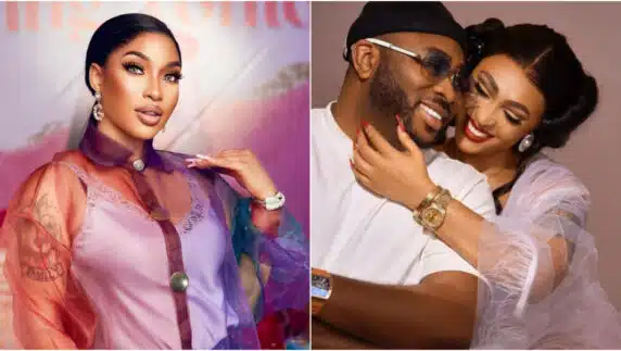 See Tonto Dikeh's reactions after Churchill and Rosy's marriage allegedly hit the rocks