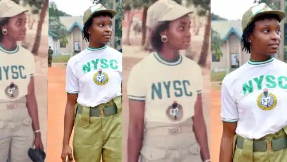 Lady recreates mom's NYSC photo