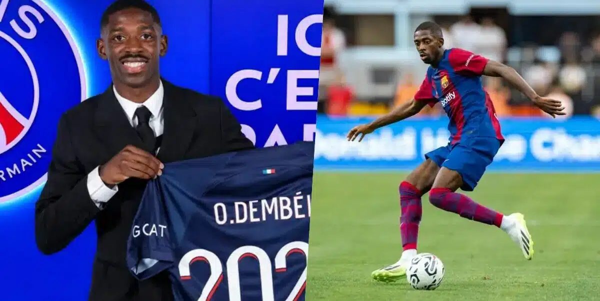 PSG announces signing Dembele for €50m