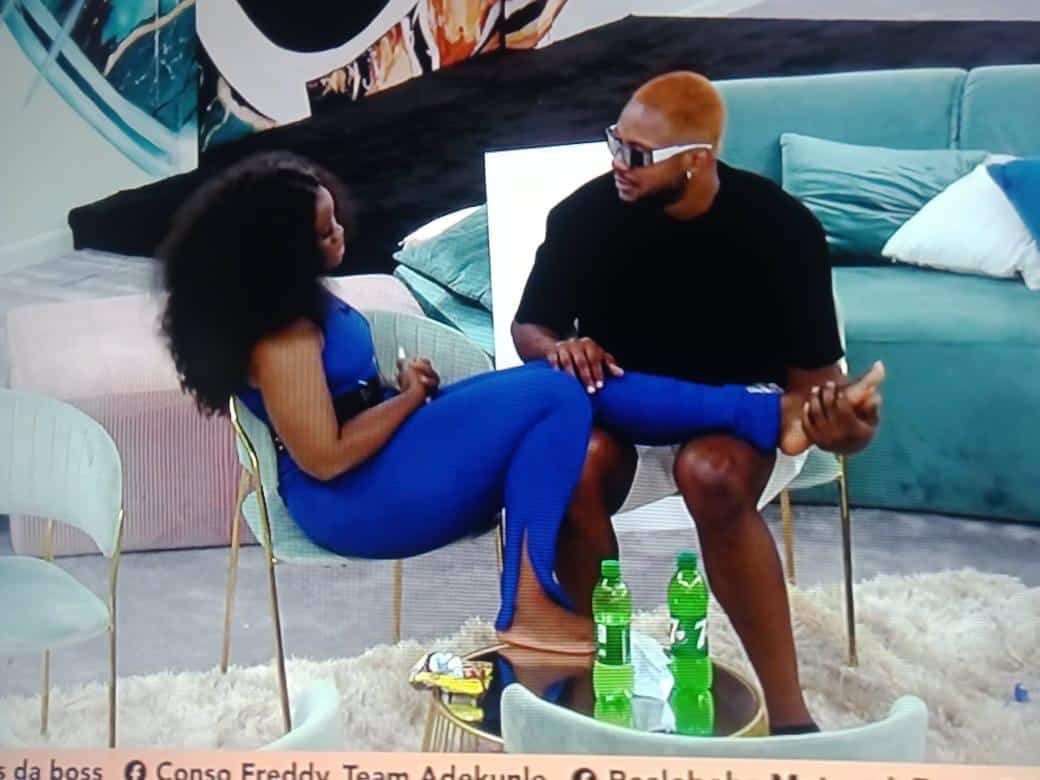 BBNaija All Stars: CeeC gives Cross unexpected response as he makes a move on her sister (Video)