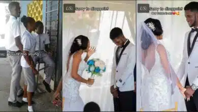 "They said won't last, we're too young" — Secondary school sweethearts tie the knot after years of courtship (Video)