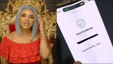 Iyabo Ojo overjoyed as goddaughter gifts her $1000 to buy tea (Video)