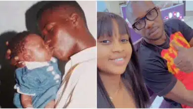 "Is your father single?" - Lady shares transformation photos of her and her dad; Video causes buzz