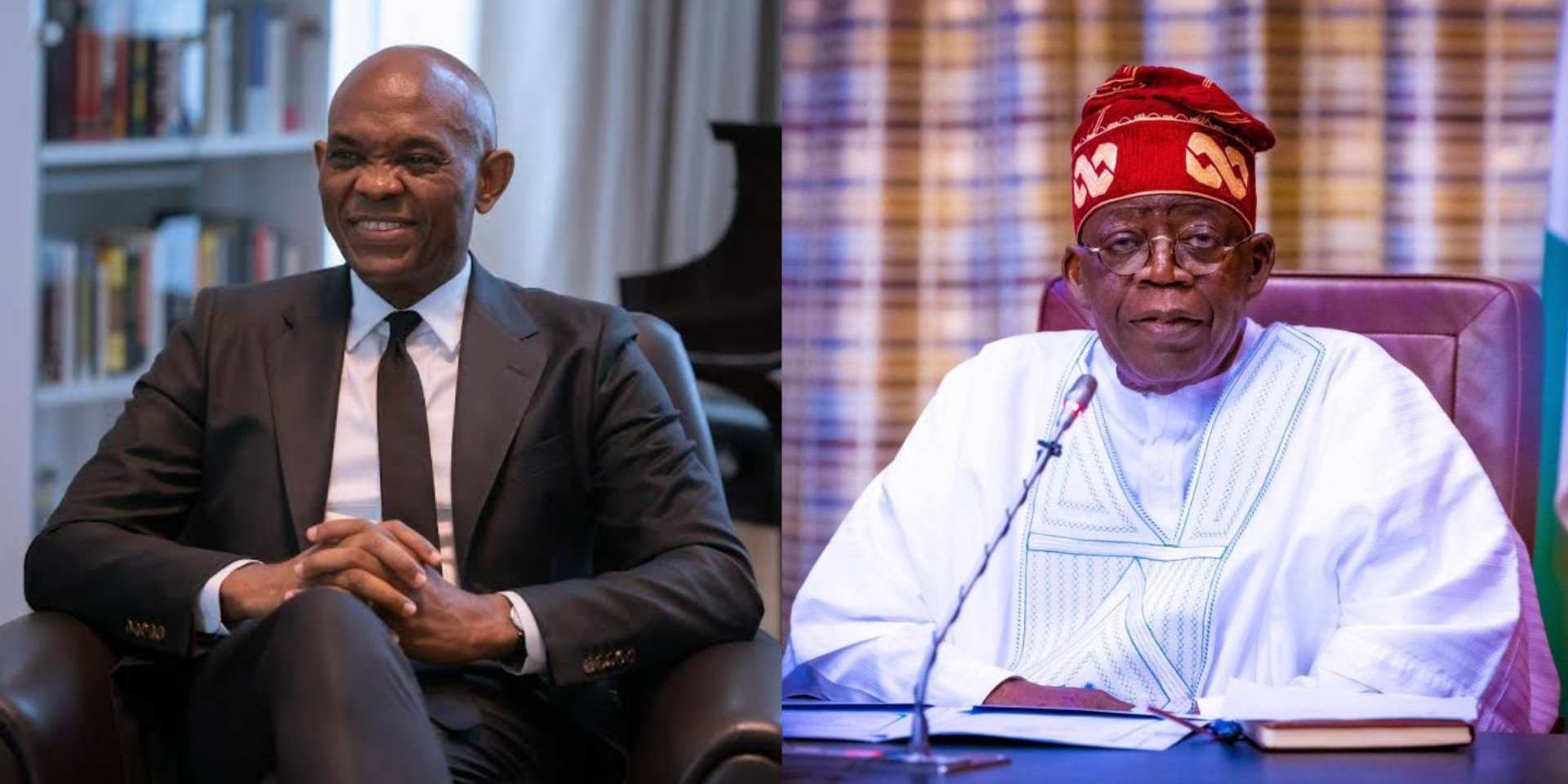 Tony Elumelu reacts to President Tinubu’s alleged plans to make him CBN governor