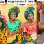 Elderly Twins birthday 138