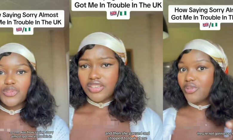 UK-based Nigerian lady sorry