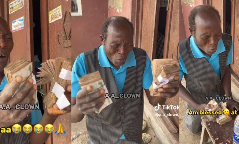 Iron bender shed tears as he gets 200k cash gift