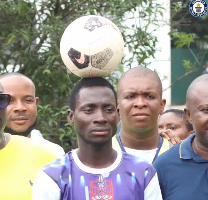 Nigerian man, Tonye Solomon sets Guinness World Record