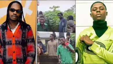 Ikorodu Area Boys threaten Naira Marley following Mohbad’s burial (Video)