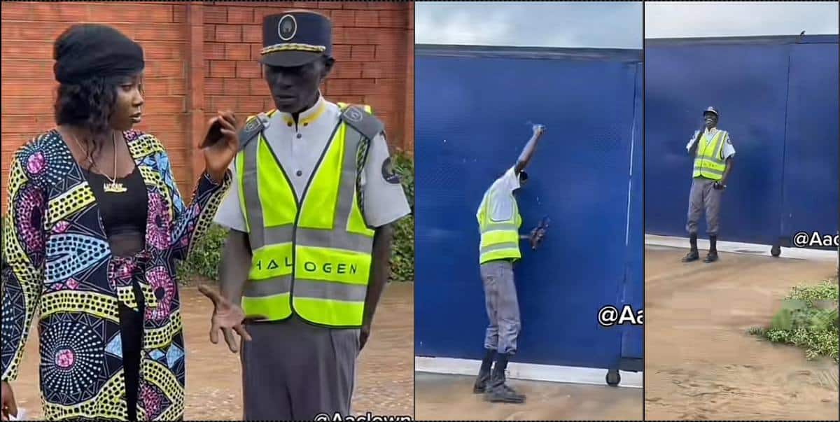 Nigerian security guard who returned with nothing after 20 years abroad emotional as he receives over N500K (Video)