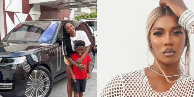 Tiwa Savage disregards rising cost of fuel, buys brand new Range Rover