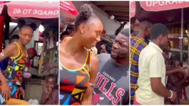 Korra Obidi storms Shitta underbridge in Surulere, feeds 50 people