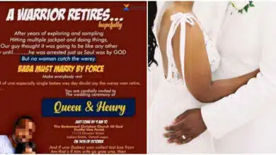 "This bride go see shege" - Couples wedding invitation gets netizens infuriated