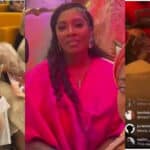 "That love still dey" - Tiwa Savage, Wizkid stirs reaction with soothing hug at his mum’s funeral party