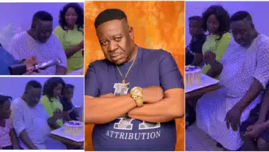 Fans show concern as Mr Ibu celebrates birthday with family and friends in hospital