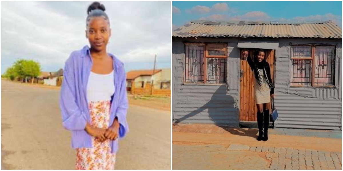 Young and proud - 20-year-old lady celebrates as she becomes a homeowner at a tender age