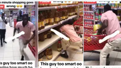 "Hunger na your mate" - Moment young man is given 1-minute free shopping spree