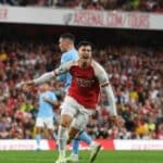 EPL: Martinelli’s late strike boosts Arsenals title chances, as City suffer back-to-back defeat