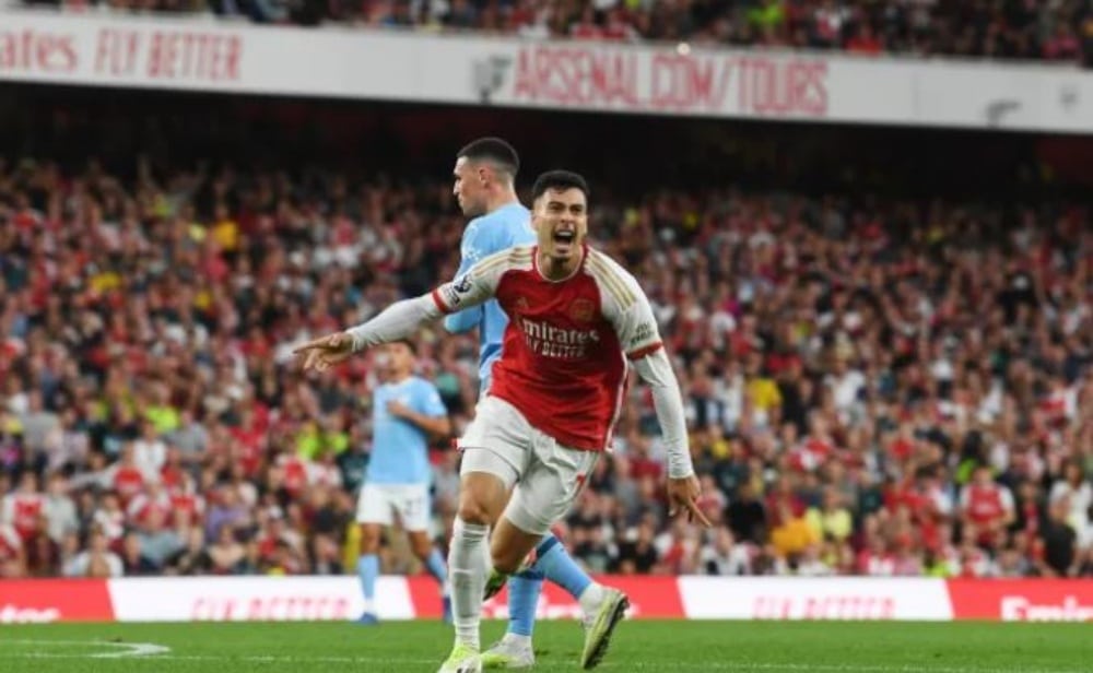 EPL: Martinelli’s late strike boosts Arsenal’s title chances, as City suffer back-to-back defeat