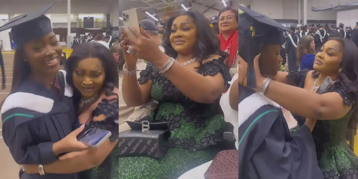 Mercy Aigbe Daughter Graduates Canadian University