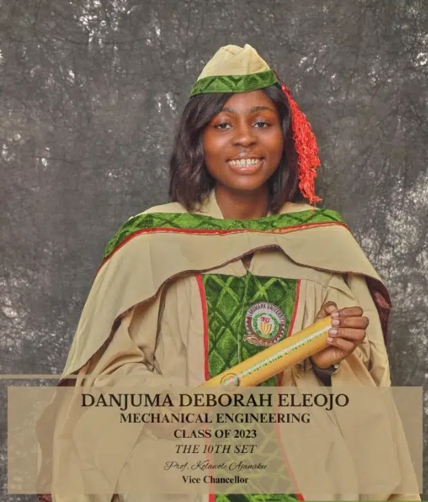 Lady melts hearts as she achieves flawless record, finishes with first-class honors and perfect CGPA of 5.0 in mechanical engineering