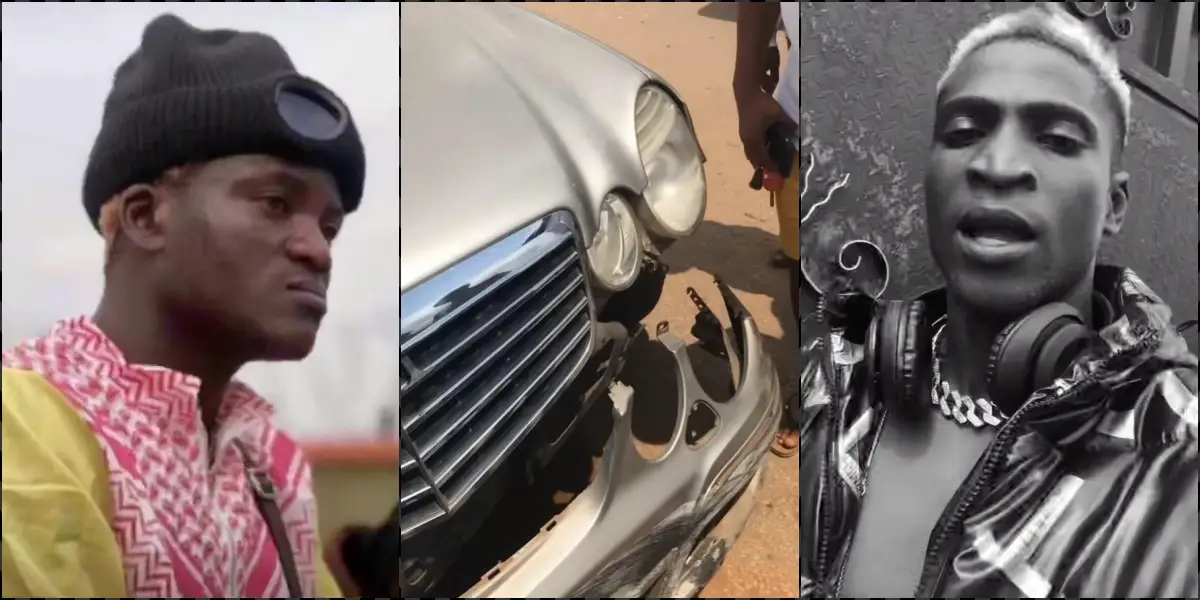 Portable's signee, Abuga involved in accident weeks after car's purchase