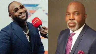 "Warri people hate you" - Davido goes berserk, drags NFF president to filth