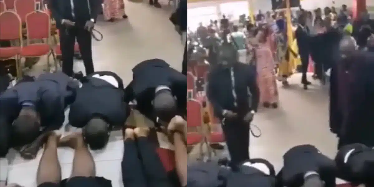 “Spare the belt and spoil the members” — Reactions as priests flog members in Church