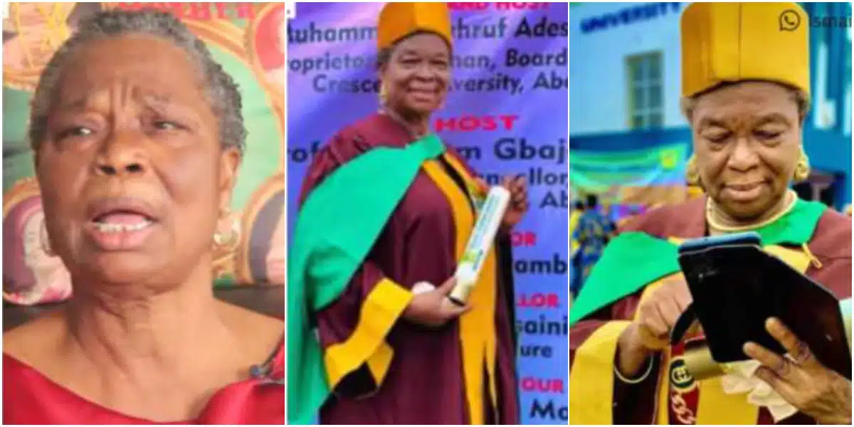 70-year-old woman stuns many as she bags master’s degree after years of working as a salesgirl