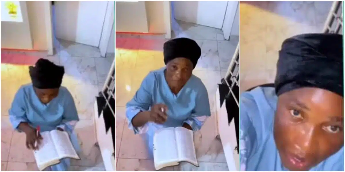 Video of 'Mummy GO' doing the trending ceiling challenge surfaces, stuns many