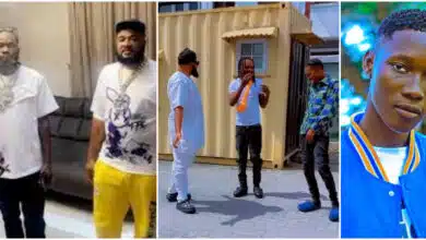 Naira Marley, Sam Larry reunite with Zinoleesky following release from police custody