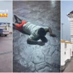 "God did it in 8 months" - 20-year-old man overjoyed, lies on floor as he builds mansion at age 20 in Anambra